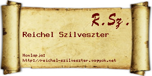 Reichel Szilveszter névjegykártya